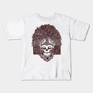 Skull and Tree Crown Kids T-Shirt